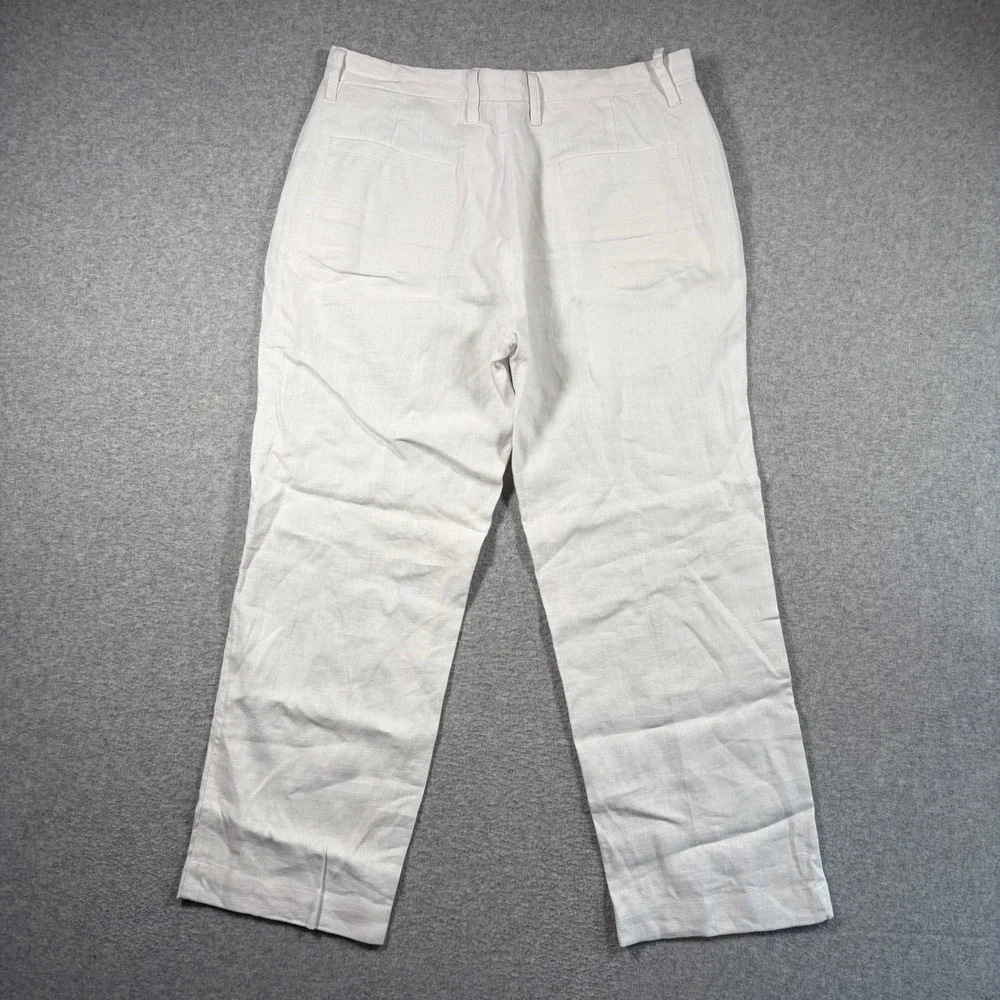 Island Importer Linen Pants Men's 31 White Relaxed Fit Beach Trousers 26